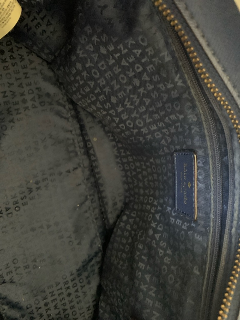 kate spade Striped Tote in Navy, Blue & Pink - Picture 3 of 8